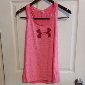 Under Armour Heathered Pink Athletic Tank